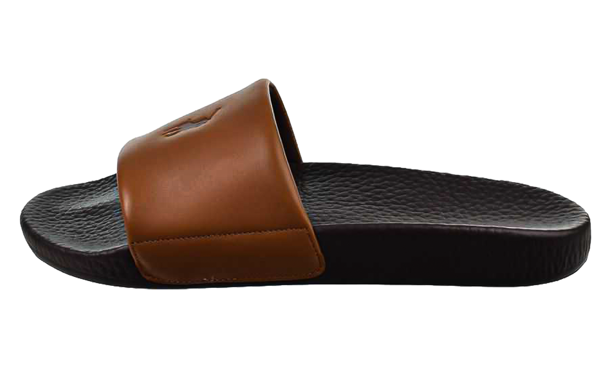 Leather Slides Brown / Black 809862552 002