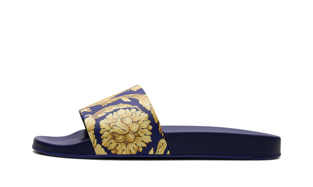 Baroque Pool Slide Navy / Gold DSU6516 DGOHCG D7PO