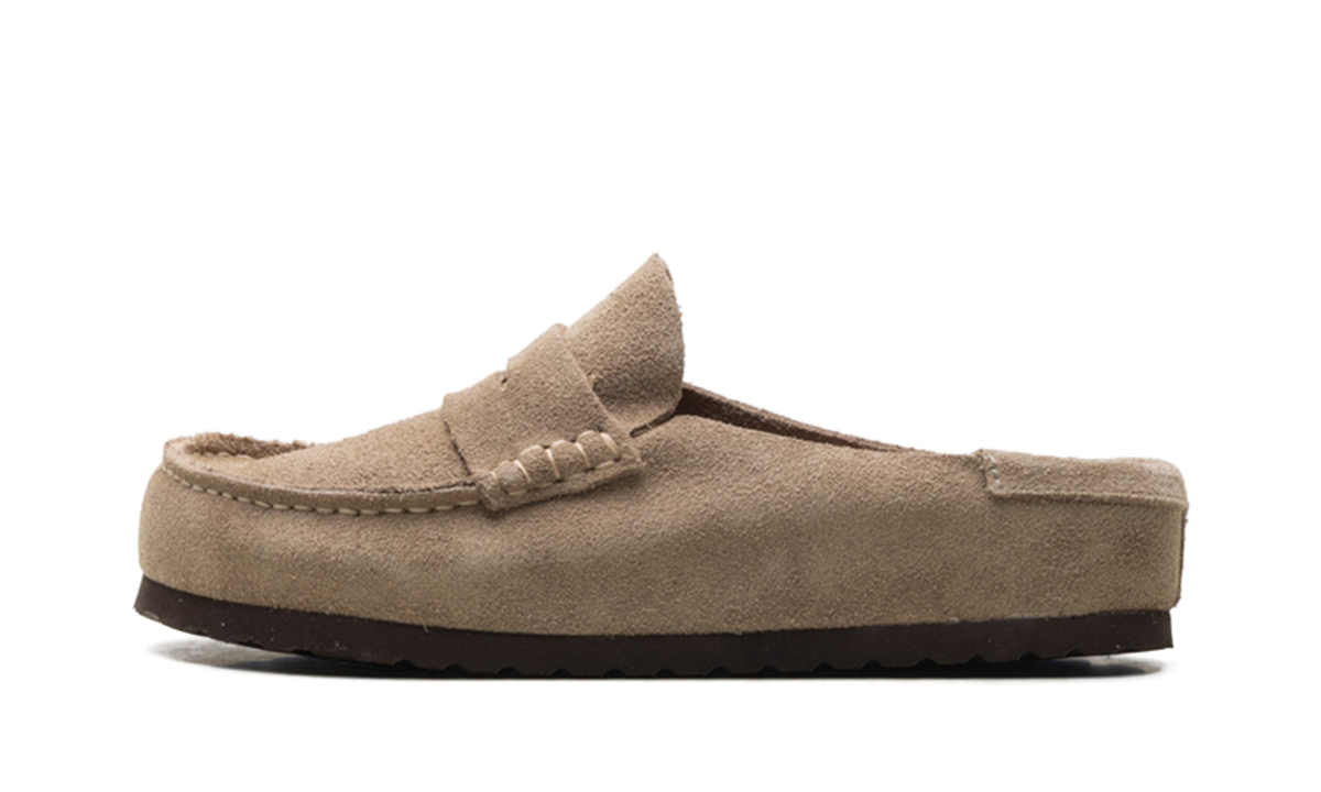 Naples Suede Leather Taupe Suede 1025003