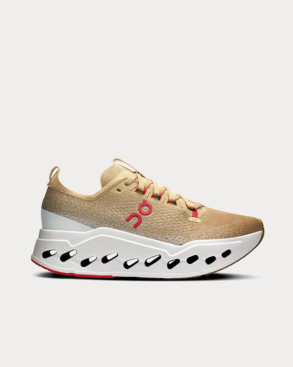 On a€?Cloudsurfer Max 'Year of the Horsea€?Chai / Ivory Running Shoes