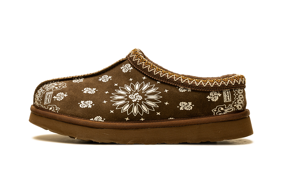 Paisley Slippers Brown BS43