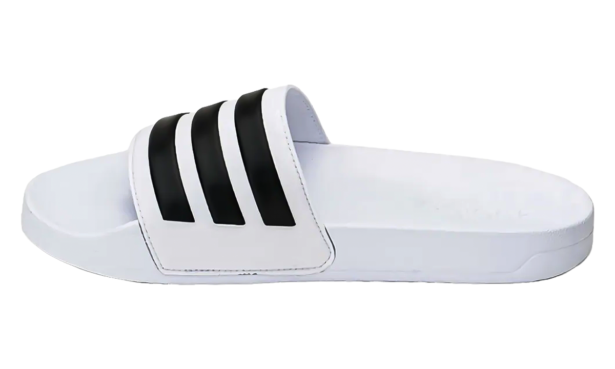 Adilette Shower Slide White Black AQ1702