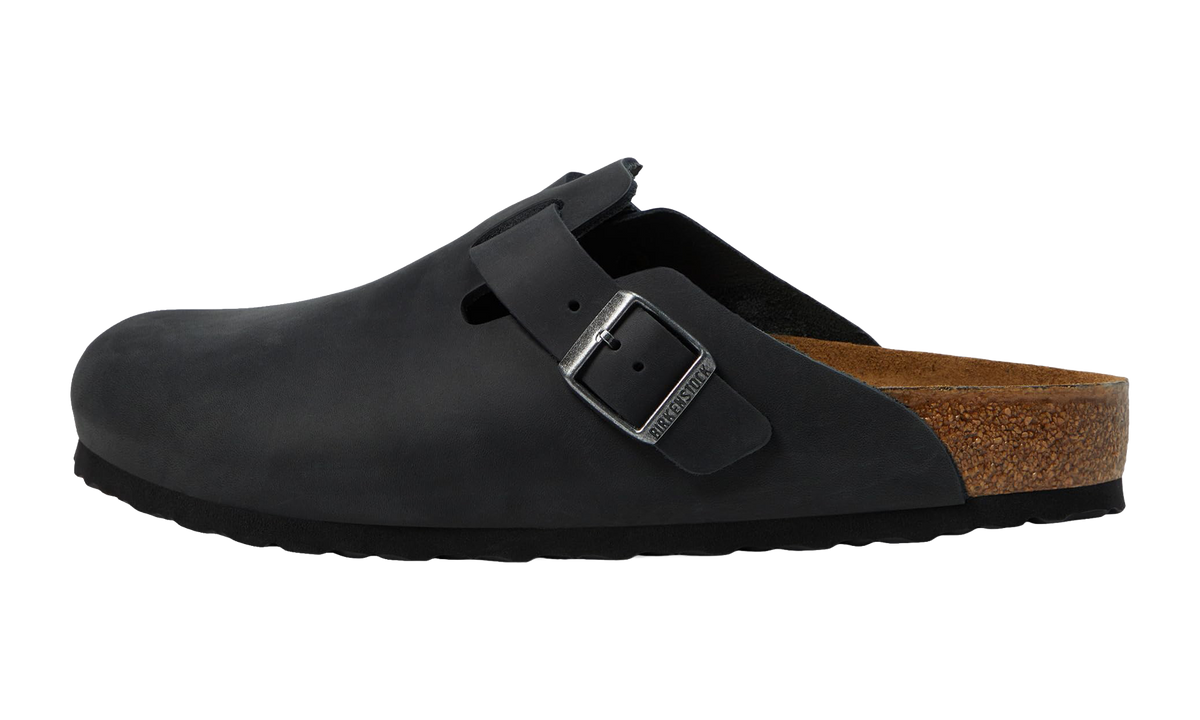 Boston Oiled Leather Black - Narrow Width 59463