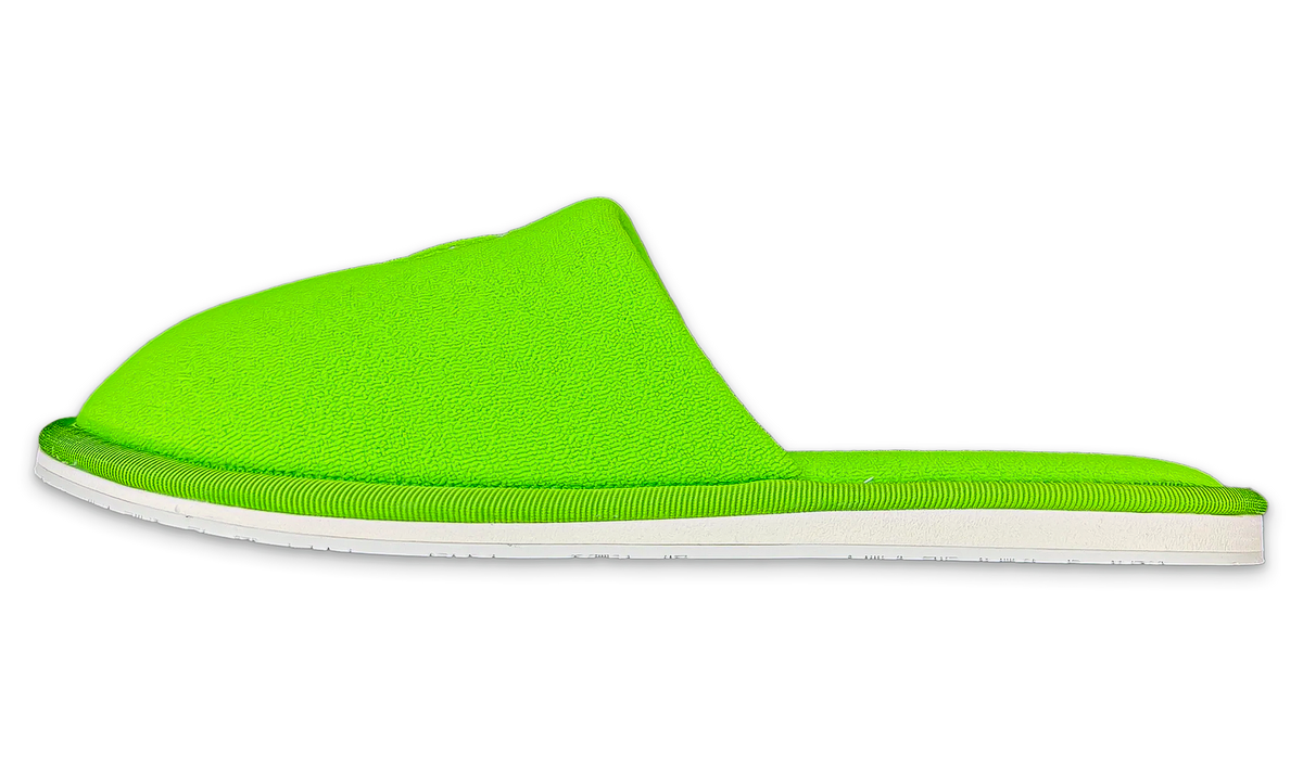 Hotel Slippers Neon Green CHRM1450