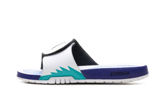 Jordan Hydro 5 Retro Slide White New Emerald Grape Ice Black 555501 103