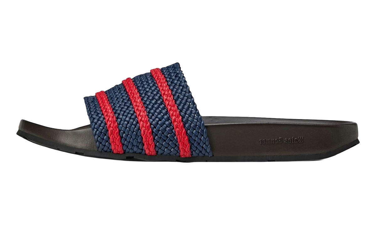 Adilette Slides Wales Bonner Night Indigo Scarlet KI3388