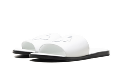 Leather Slides White CHRM0967