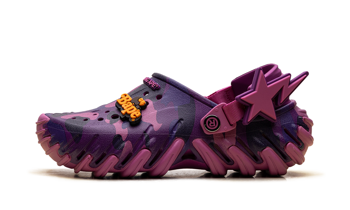 Echo RO Clog A Bathing Ape - Purple Camo 213140 5BV