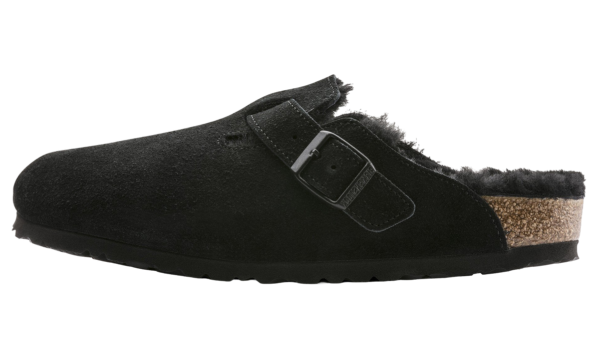 Boston Shearling Suede Narrow Black 0259883