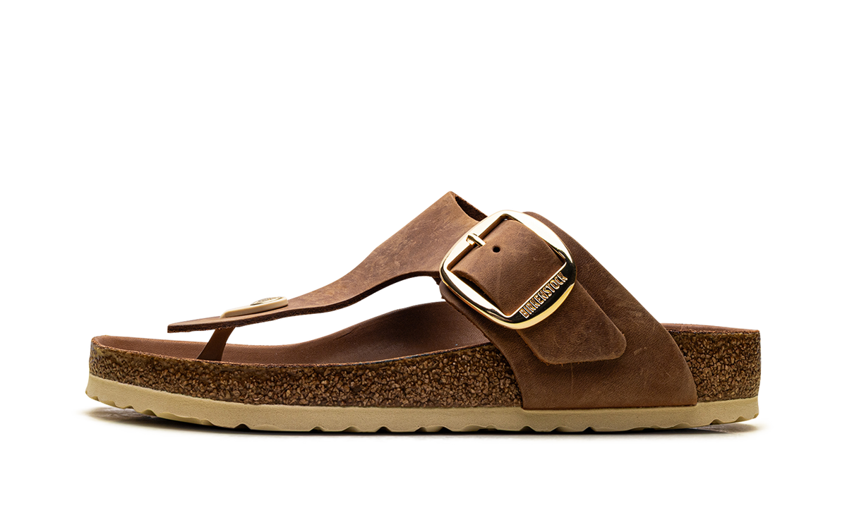 Gizeh Big Buckle Oiled Leather Cognac 1018745