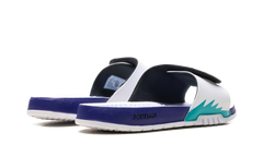Jordan Hydro 5 Retro Slide White New Emerald Grape Ice Black 555501 103