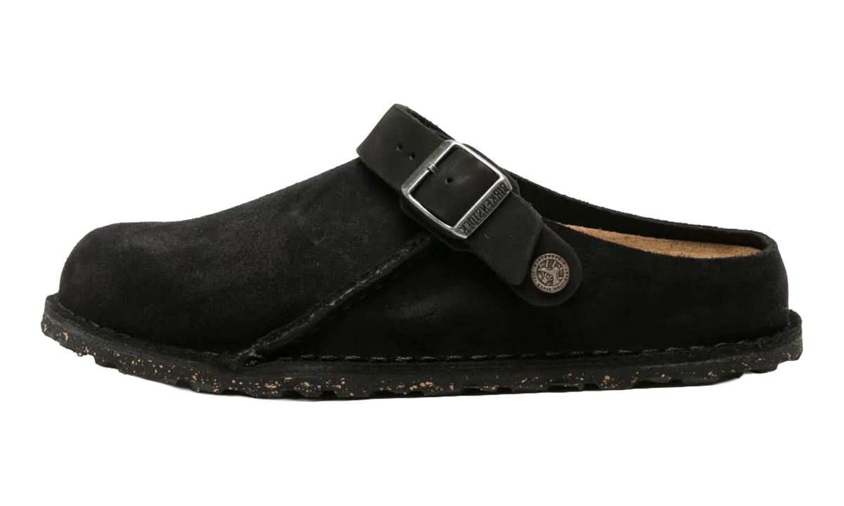 Lutry Premium Suede Leather Black - Narrow Width 1025356