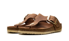 Gizeh Big Buckle Oiled Leather Cognac 1018745