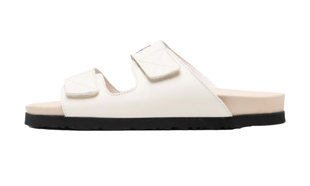 Logo Printed Slide Sandals Off-White PMIH004S23LEA0010361
