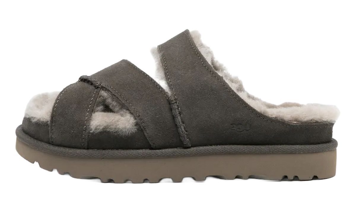 Greenport Cross Strap Slide WMNS Dense Smoke 1178470 DNSS