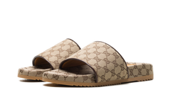 GG Slide Beige Canvas 624695 H6320 9763