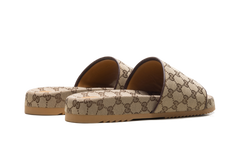 GG Slide Beige Canvas 624695 H6320 9763