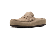 Naples Suede Leather Taupe Suede 1025003